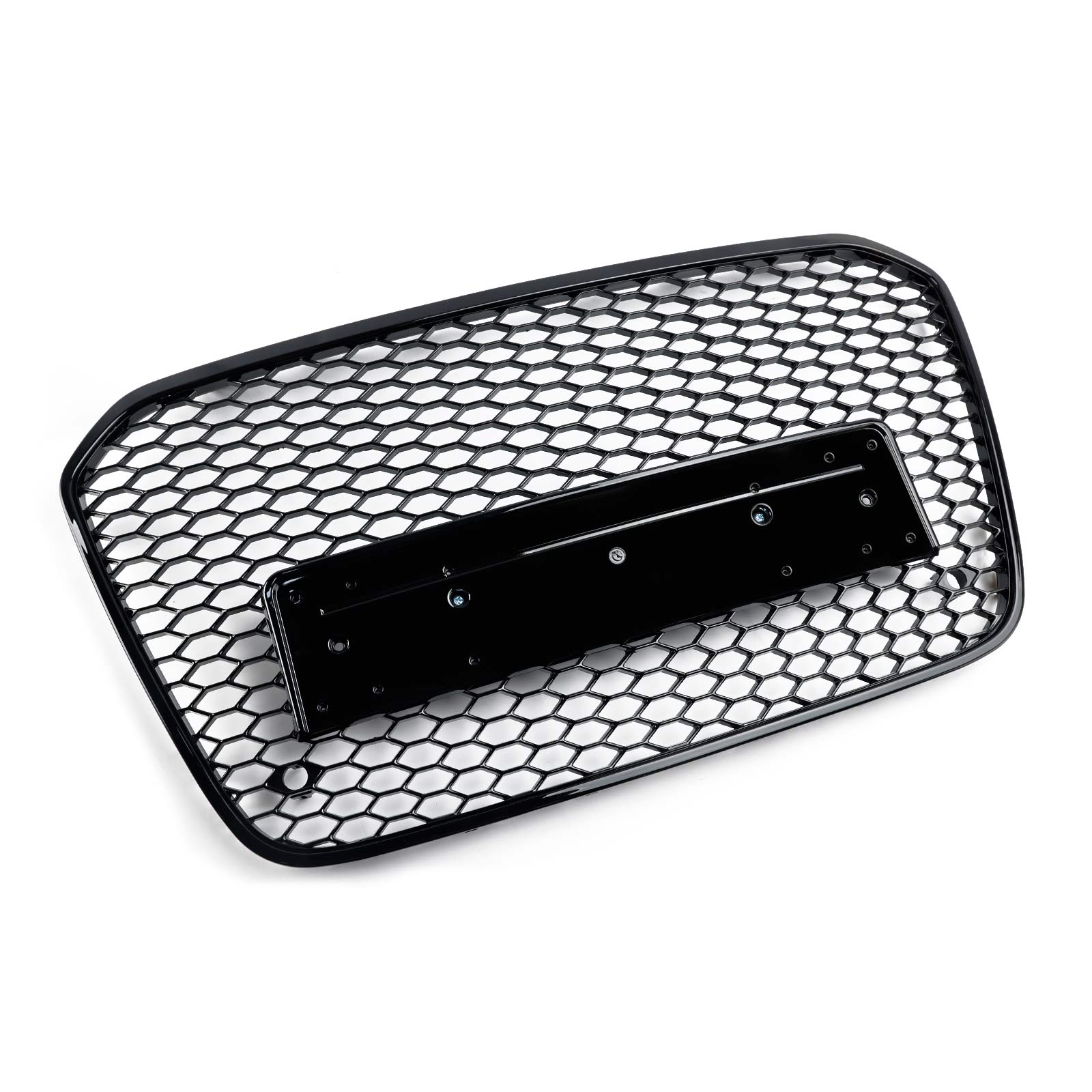 2012 2013 2014 2015 Audi A6 C7 S6 RS6 Style Honeycomb Front Bumper Grille Grill