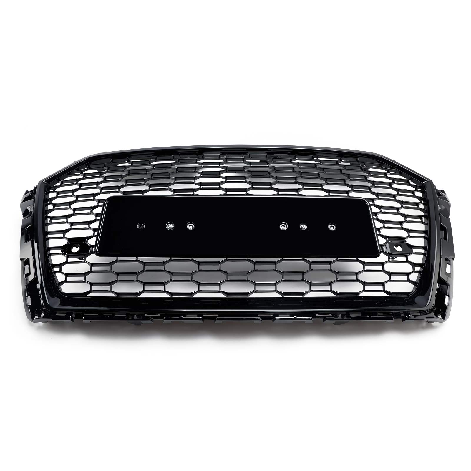 2013-2017 Audi Q5 Chrome/Black Front Honeycomb Bumper Grille Grill