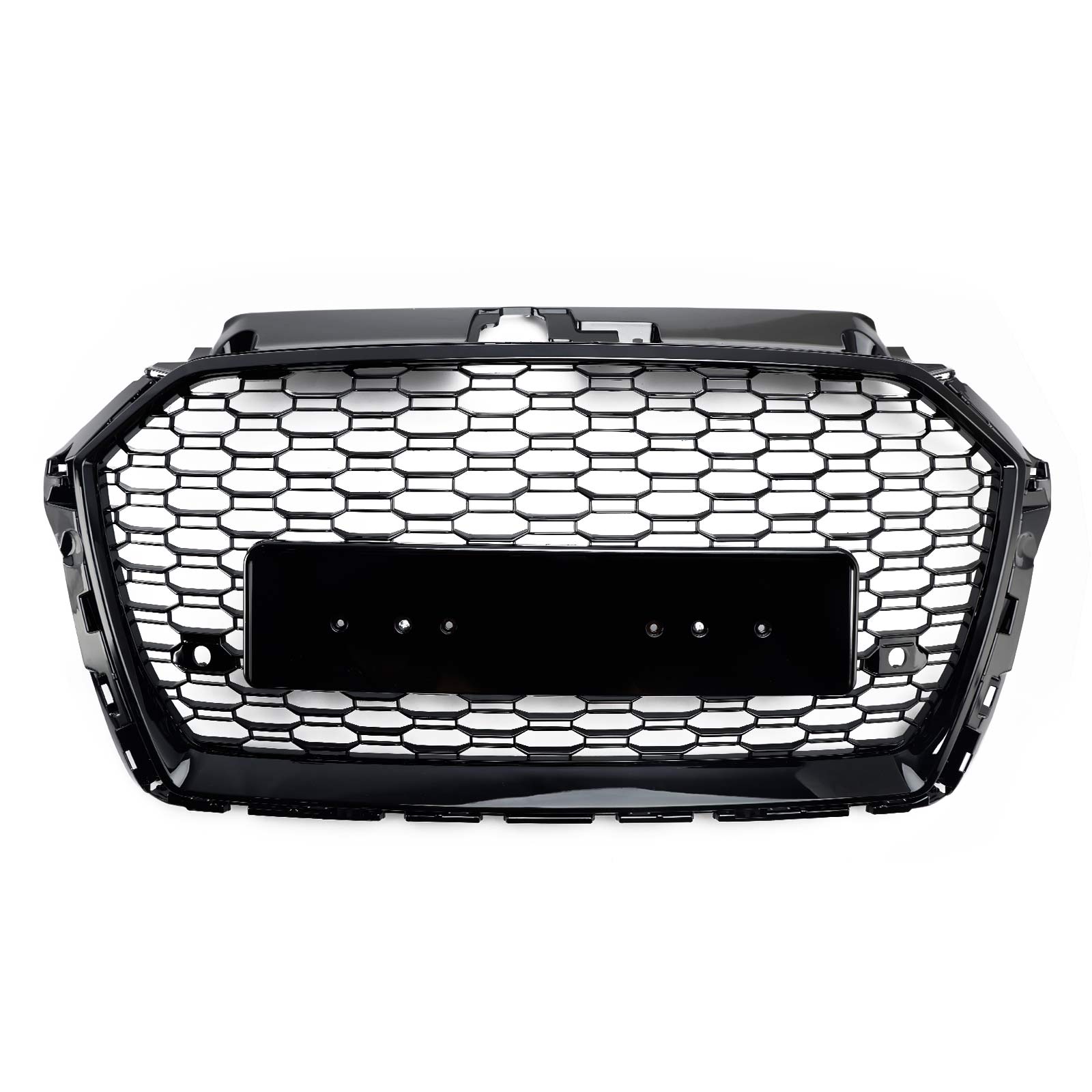 2013-2017 Audi Q5 Chrome/Black Front Honeycomb Bumper Grille Grill