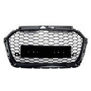 2013-2017 Audi Q5 Chrome/Black Front Honeycomb Bumper Grille Grill