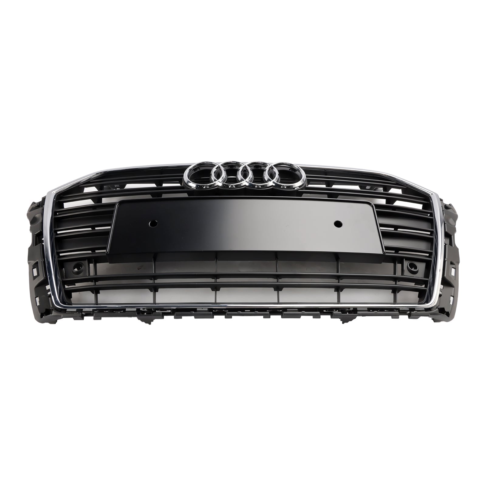 2017 2018 2019 Audi A3 S3 With Two PDC Holes Front Bumper Grille Grill 8V3853651 Chrome 8V3853651B