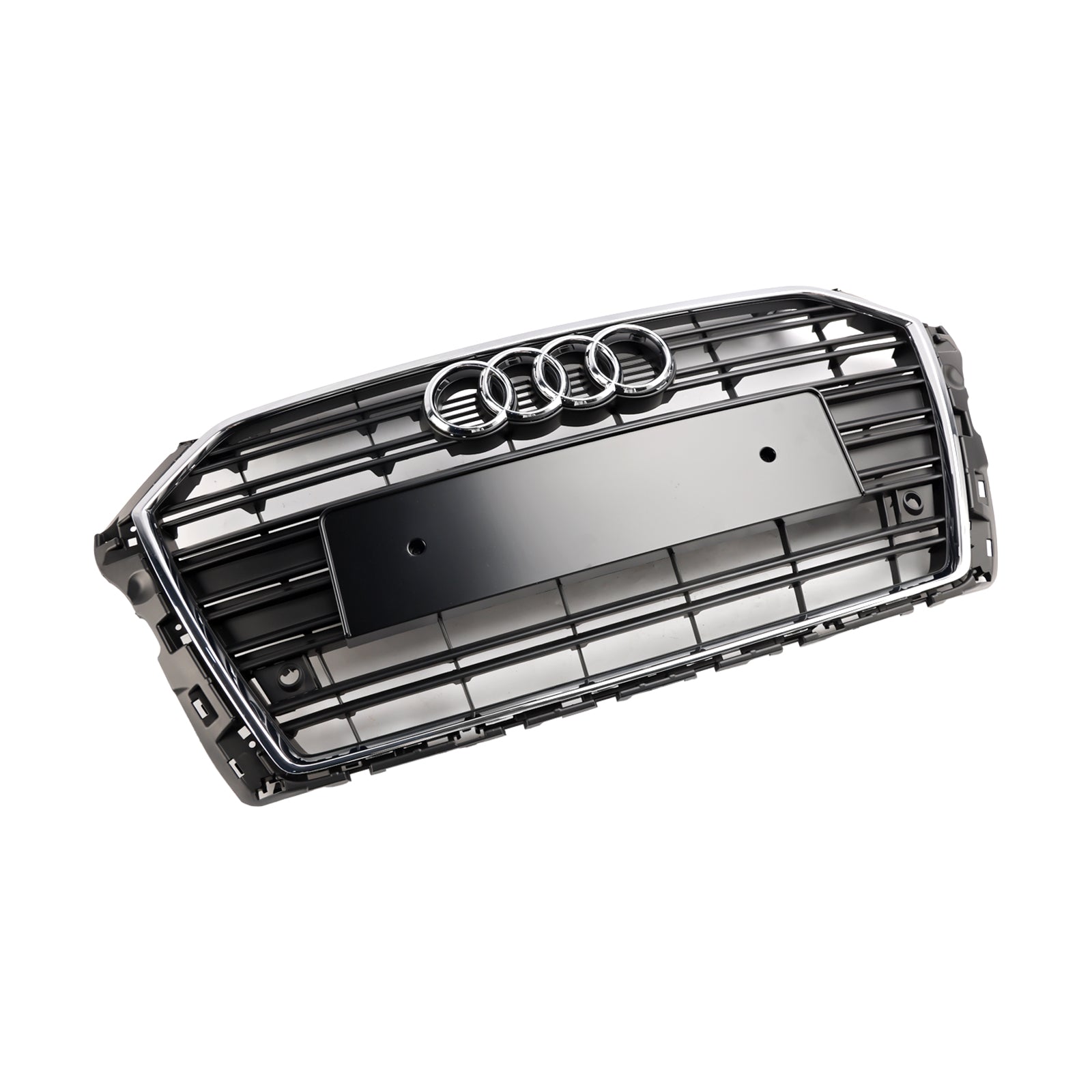 2017 2018 2019 Audi A3 S3 With Two PDC Holes Front Bumper Grille Grill 8V3853651 Chrome 8V3853651B