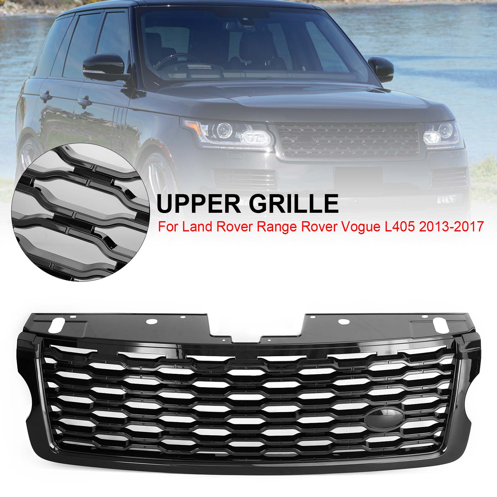2013-2017 Land Rover Range Rover Vogue L405 Front Bumper Upper Grille Grill