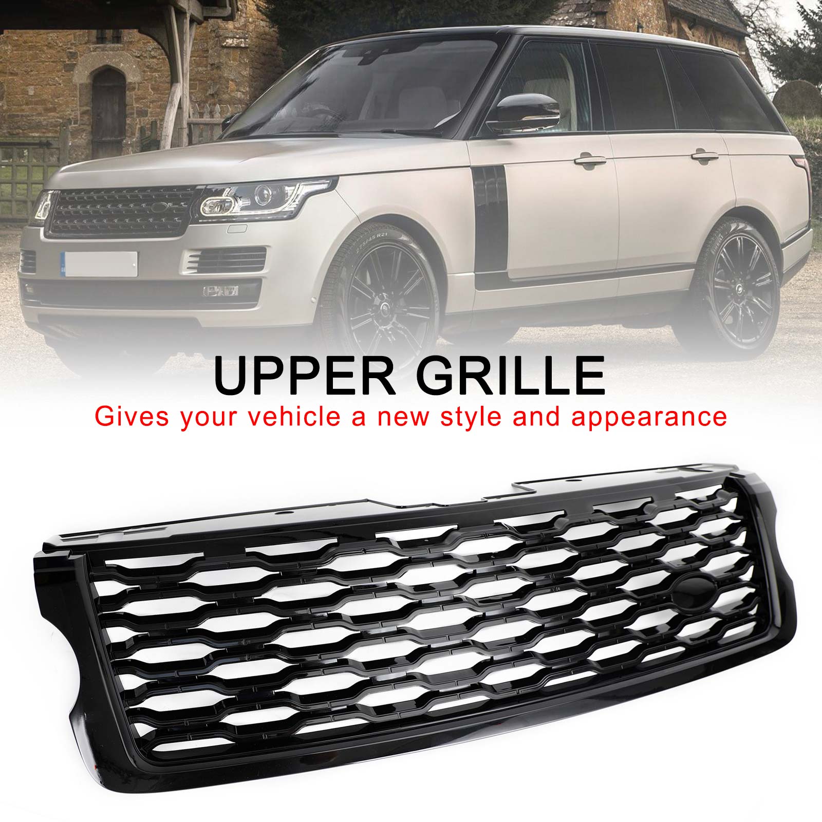 Land Rover Range Rover Vogue L405 2013-2017 Front Bumper Upper Grille Grill