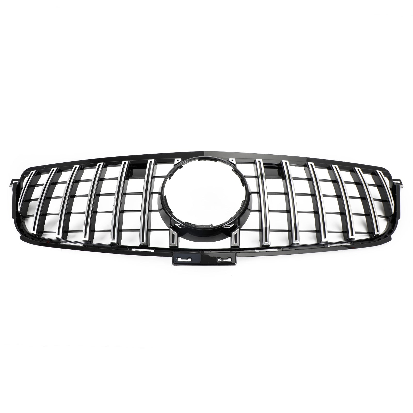 2012 2013 2014 2015 Mercedes Benz W166 ML350 400 550 GTR Style Front Grille Grill Chrome Black