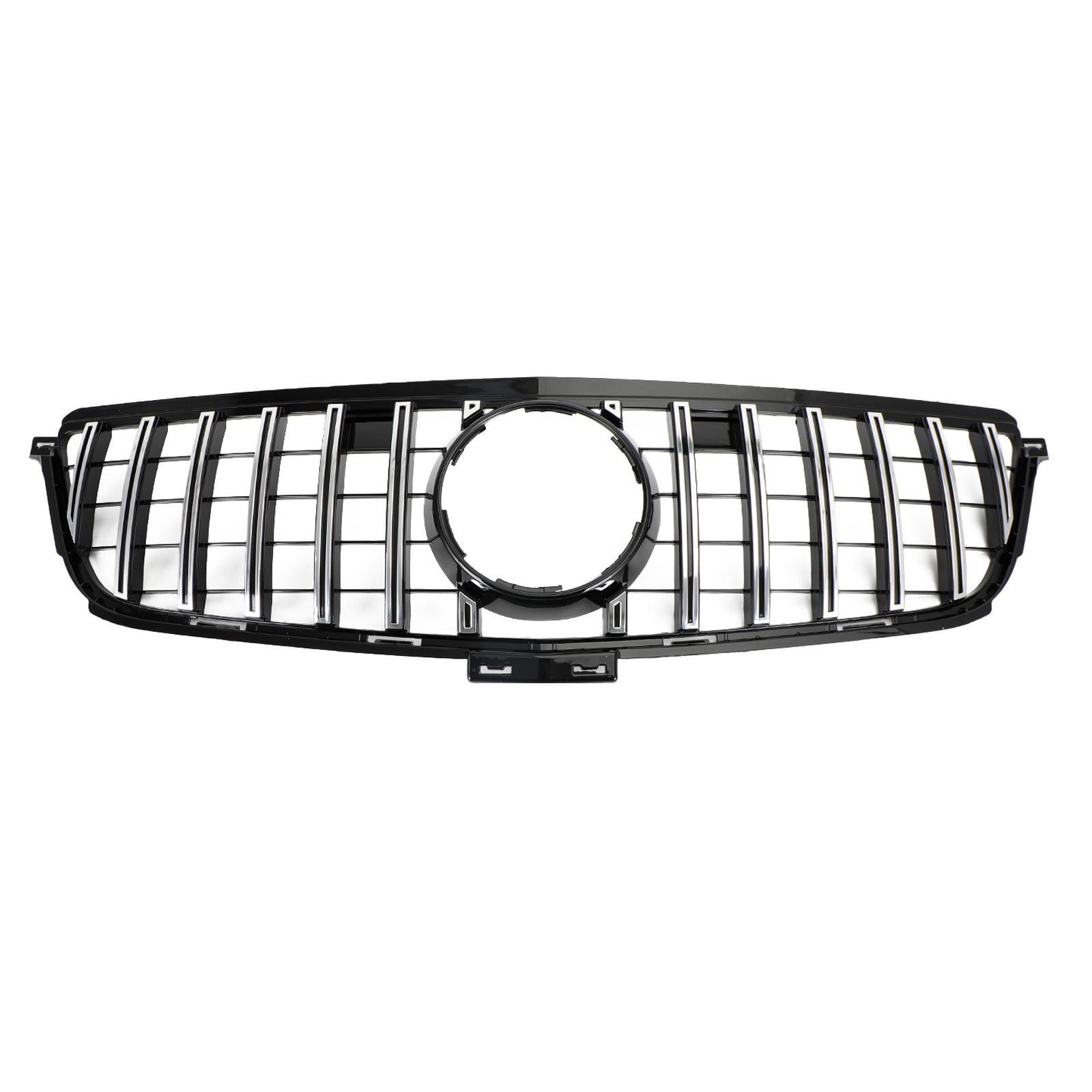 2012 2013 2014 2015 Mercedes Benz W166 ML350 400 550 GTR Style Front Grille Grill Chrome Black