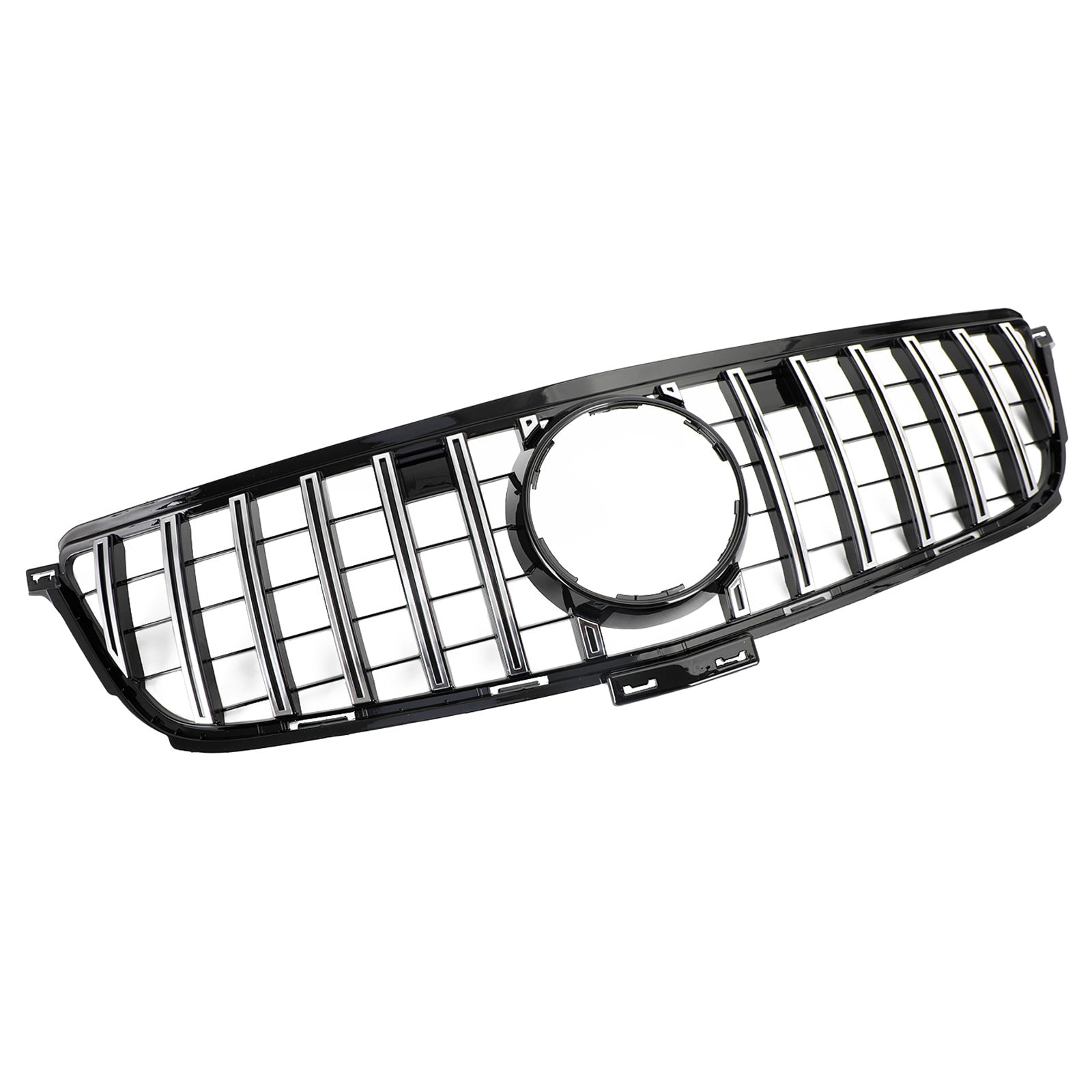 2012 2013 2014 2015 Mercedes Benz W166 ML350 400 550 GTR Style Front Grille Grill Chrome Black