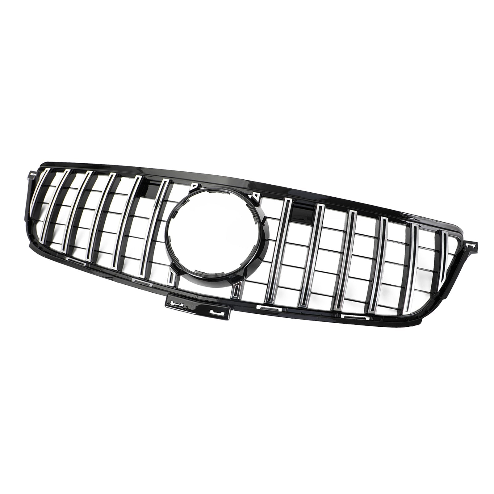 2012 2013 2014 2015 Mercedes Benz W166 ML350 400 550 GTR Style Front Grille Grill Chrome Black