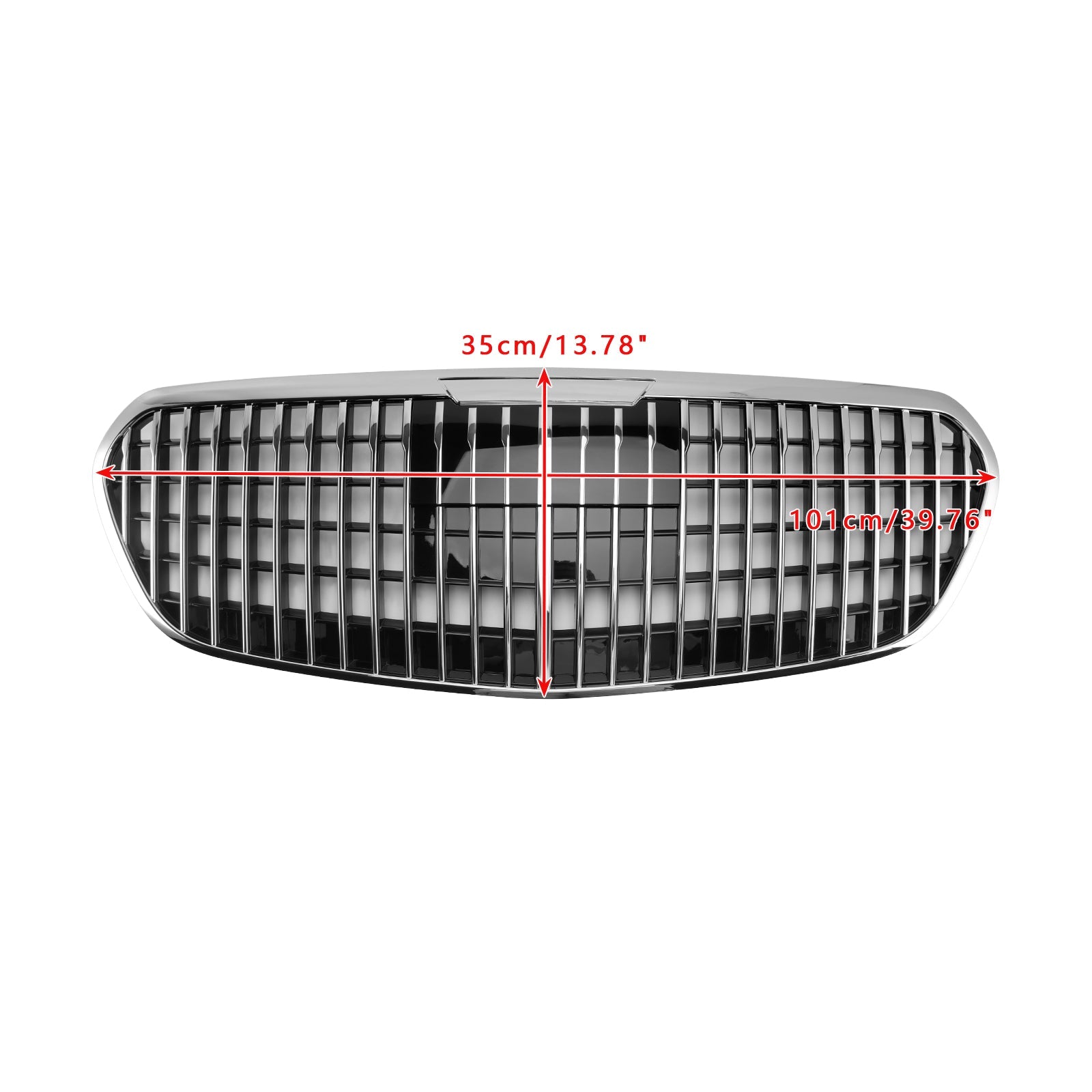 2021-2023 Mercedes Benz S Class W223 S480 S580 S680 + Chrome Front Bumper Grille Grill with ACC