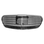 2021-2023 Mercedes Benz S Class W223 S480 S580 S680 + Chrome Front Bumper Grille Grill with ACC