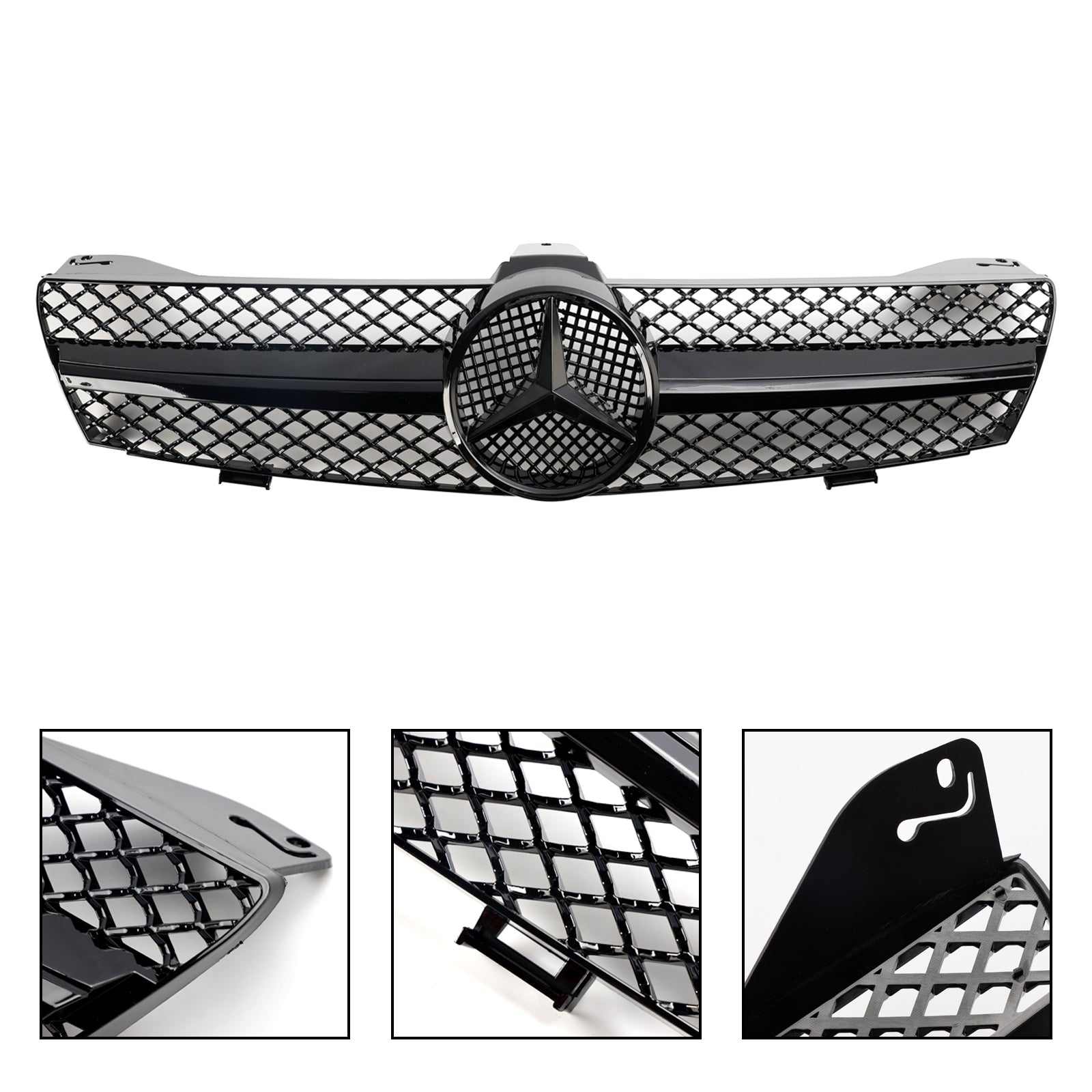 2004 2005 2006 2007 2008 CLS-Class W219 C219 CLS280 CLS320 CLS350 Mercedes Benz Front Bumper Grille Grill