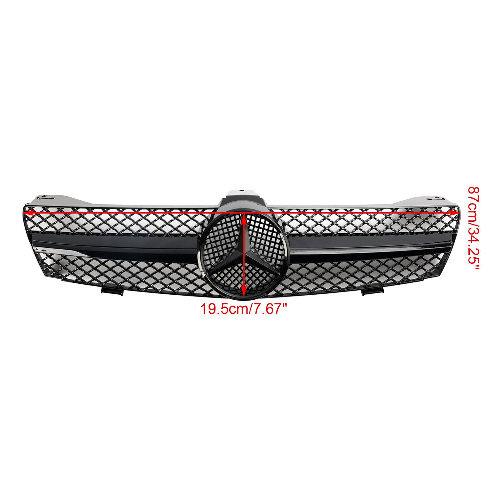 2004 2005 2006 2007 2008 CLS-Class W219 C219 CLS280 CLS320 CLS350 Mercedes Benz Front Bumper Grille Grill