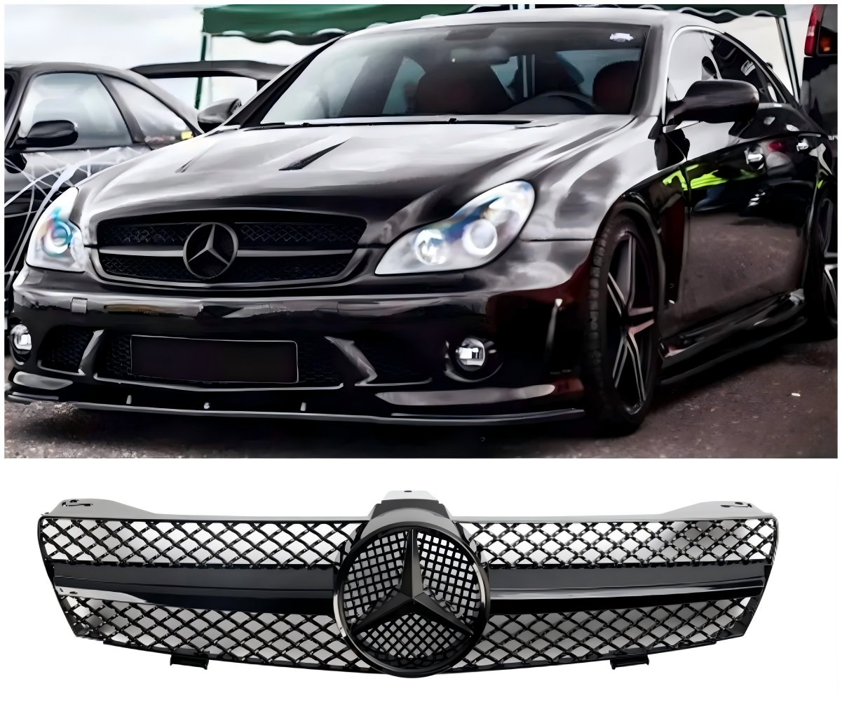 2004 2005 2006 2007 2008 CLS-Class W219 C219 CLS280 CLS320 CLS350 Mercedes Benz Front Bumper Grille Grill