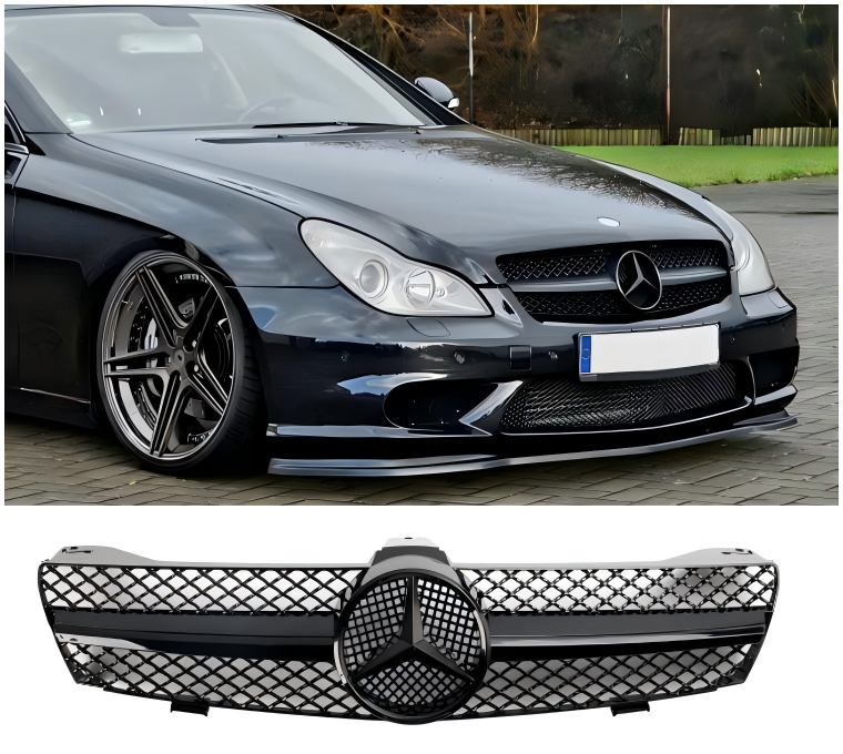 2004 2005 2006 2007 2008 CLS-Class W219 C219 CLS280 CLS320 CLS350 Mercedes Benz Front Bumper Grille Grill