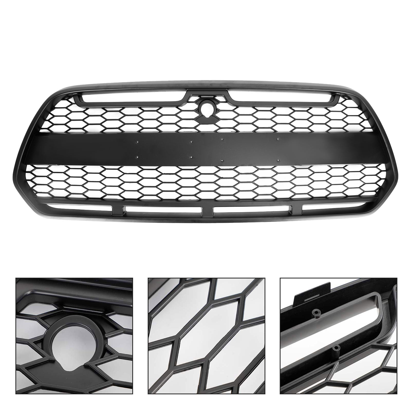 2015-2018 Ford Transit MK8 Raptor Upgrade Aggressive Style Matte Black Front Bumper Grille