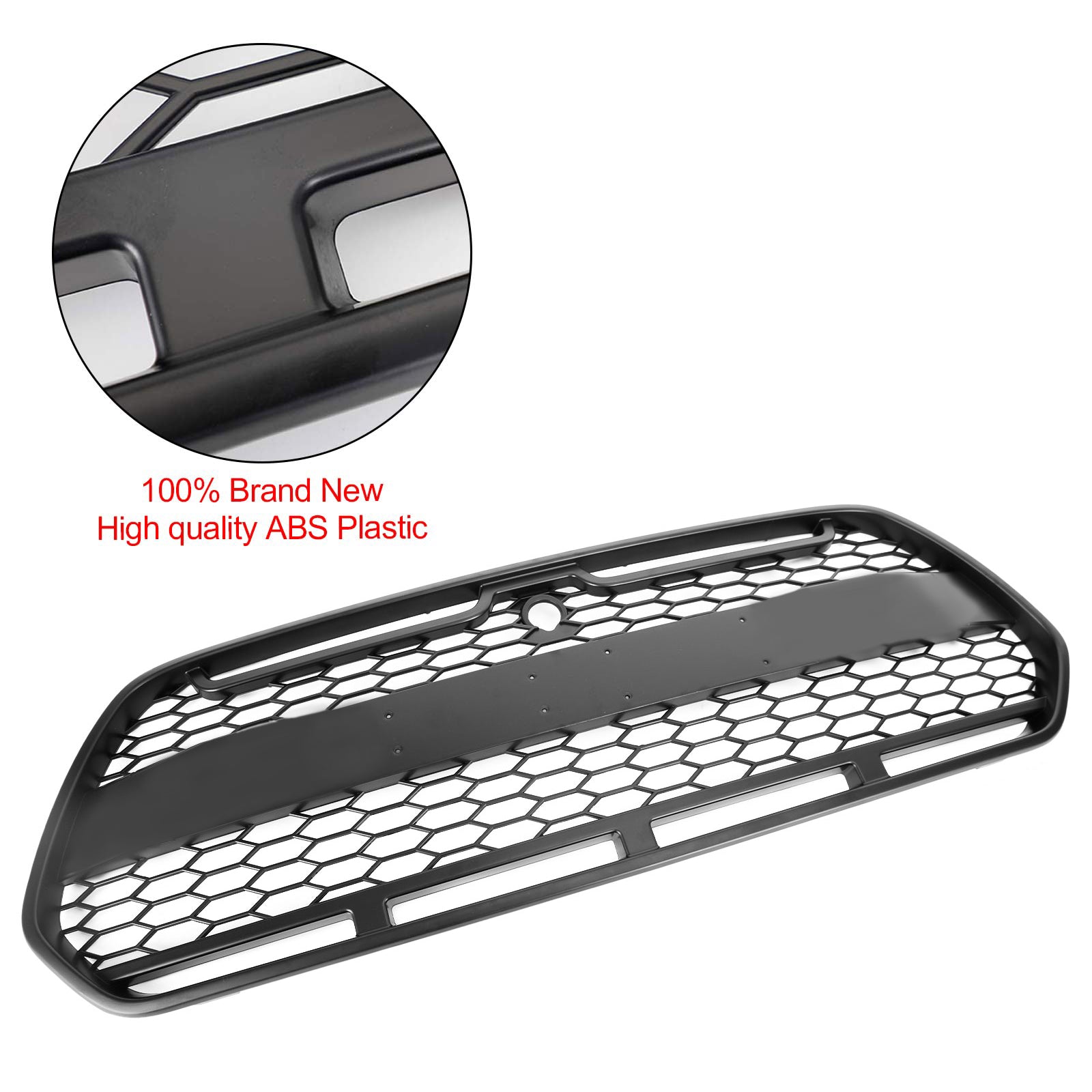 2015-2018 Ford Transit MK8 Raptor Upgrade Aggressive Style Matte Black Front Bumper Grille
