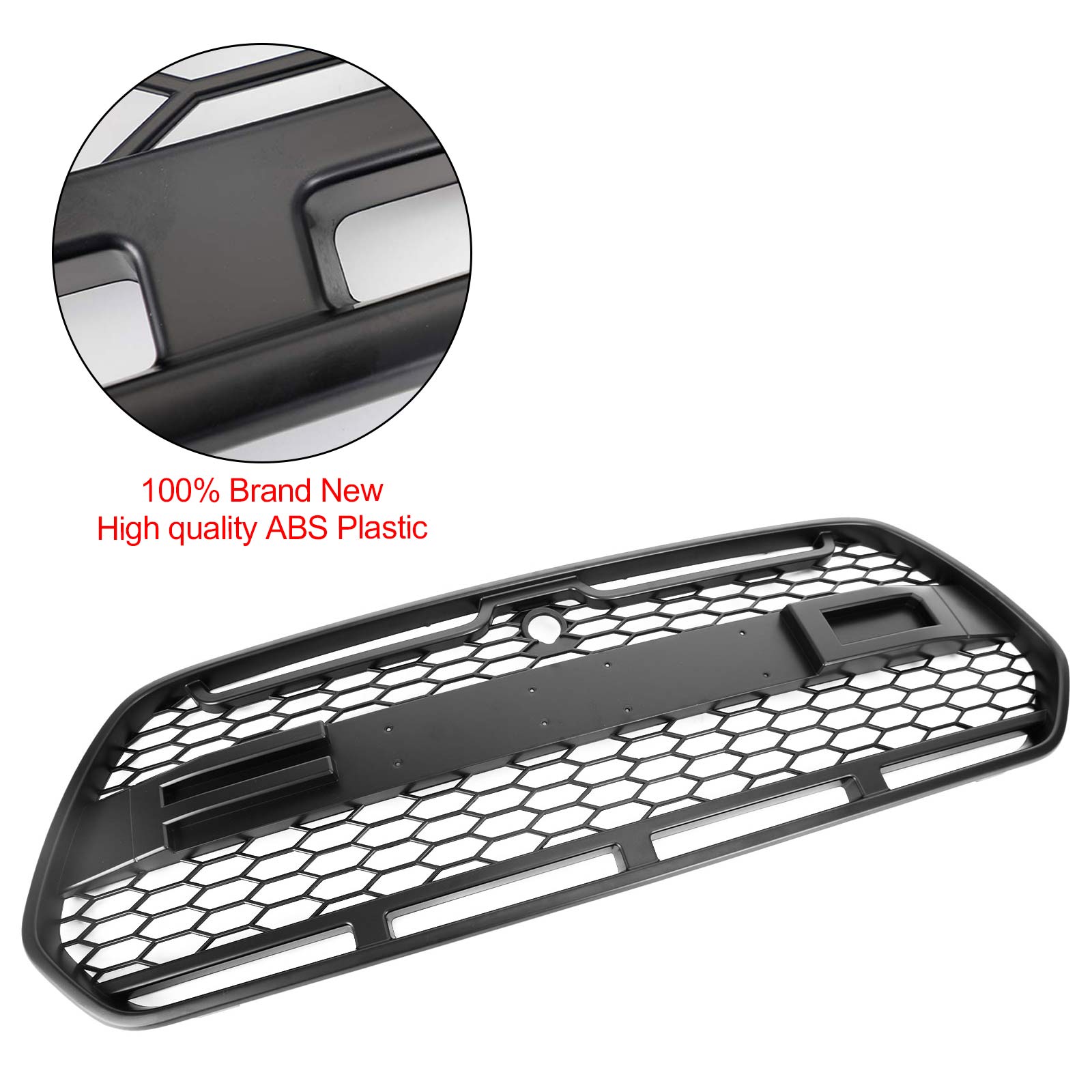 2015-2018 Raptor Matte Black Front Bumper Grille Grill Fit for Ford Transit MK8