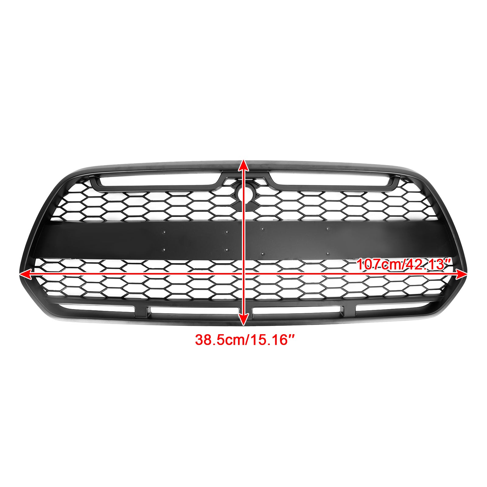 2015-2018 Ford Transit MK8 Raptor Upgrade Aggressive Style Matte Black Front Bumper Grille