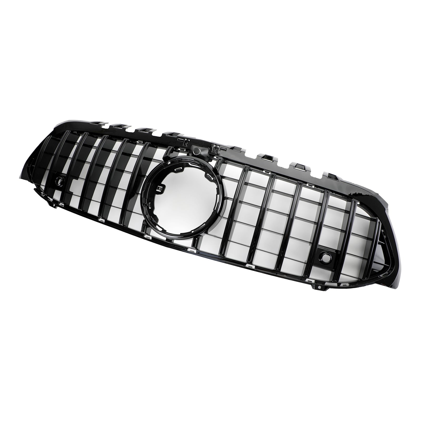 2019 2020 2021 2022 2023 Mercedes Benz A-Class W177 GT Style Front Bumper Grille Black
