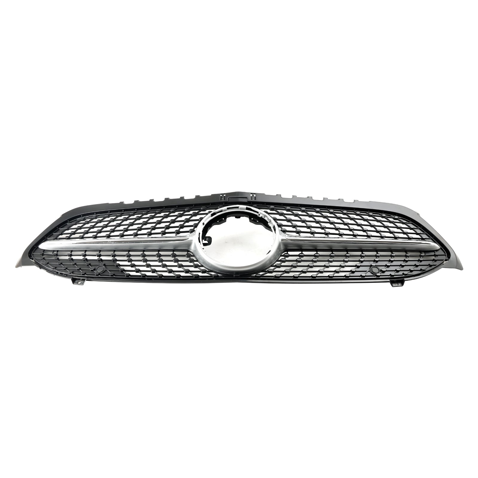 2019-2023 Benz A-Class W177 Diamond Front Bumper Grill Grille Black