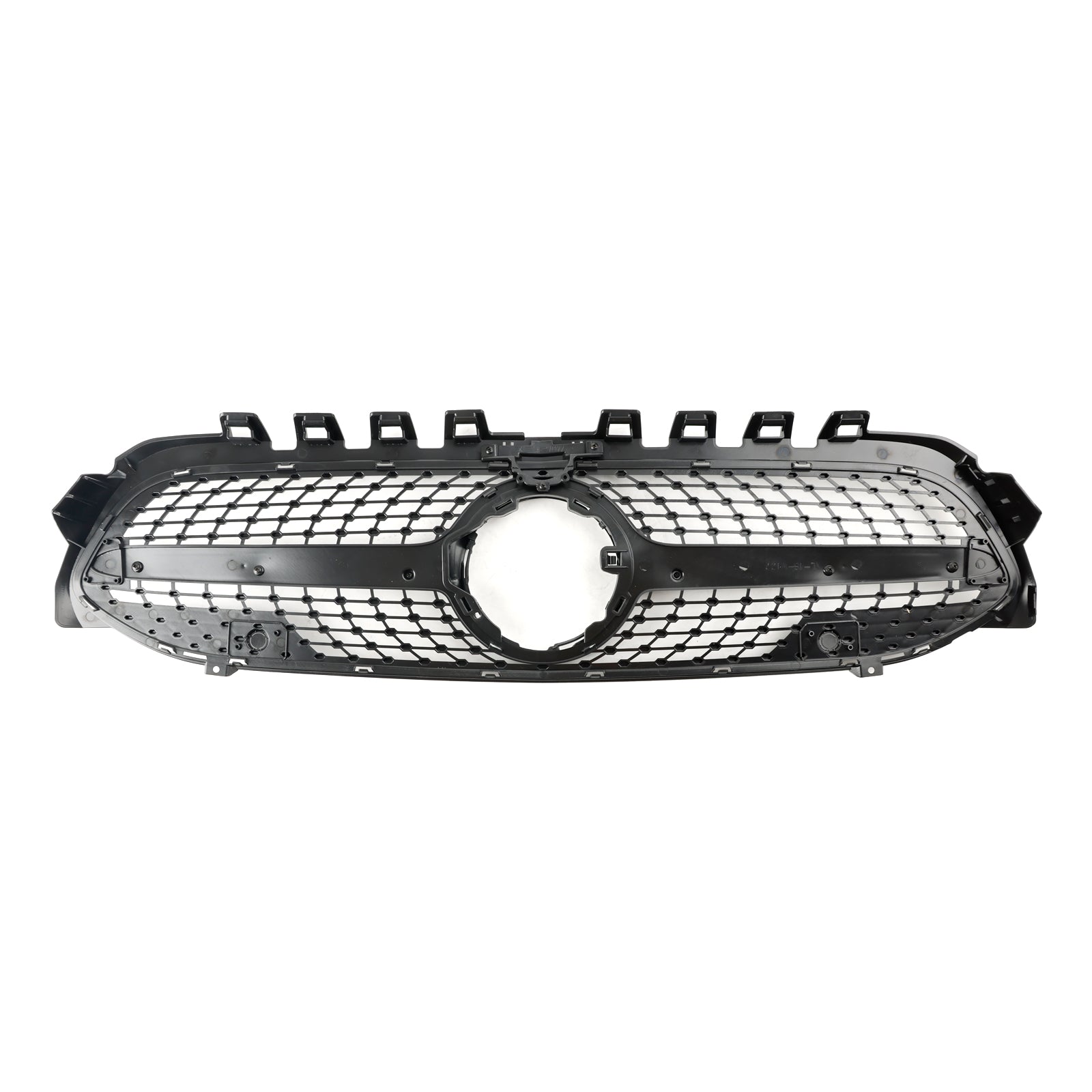 2019-2023 Benz A-Class W177 Diamond Front Bumper Grill Grille Black