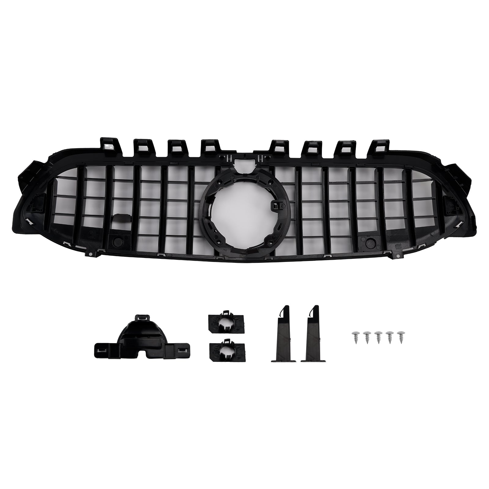 2019-2023 Mercedes Benz A-Class W177 GT-Style Front Bumper Grille Black