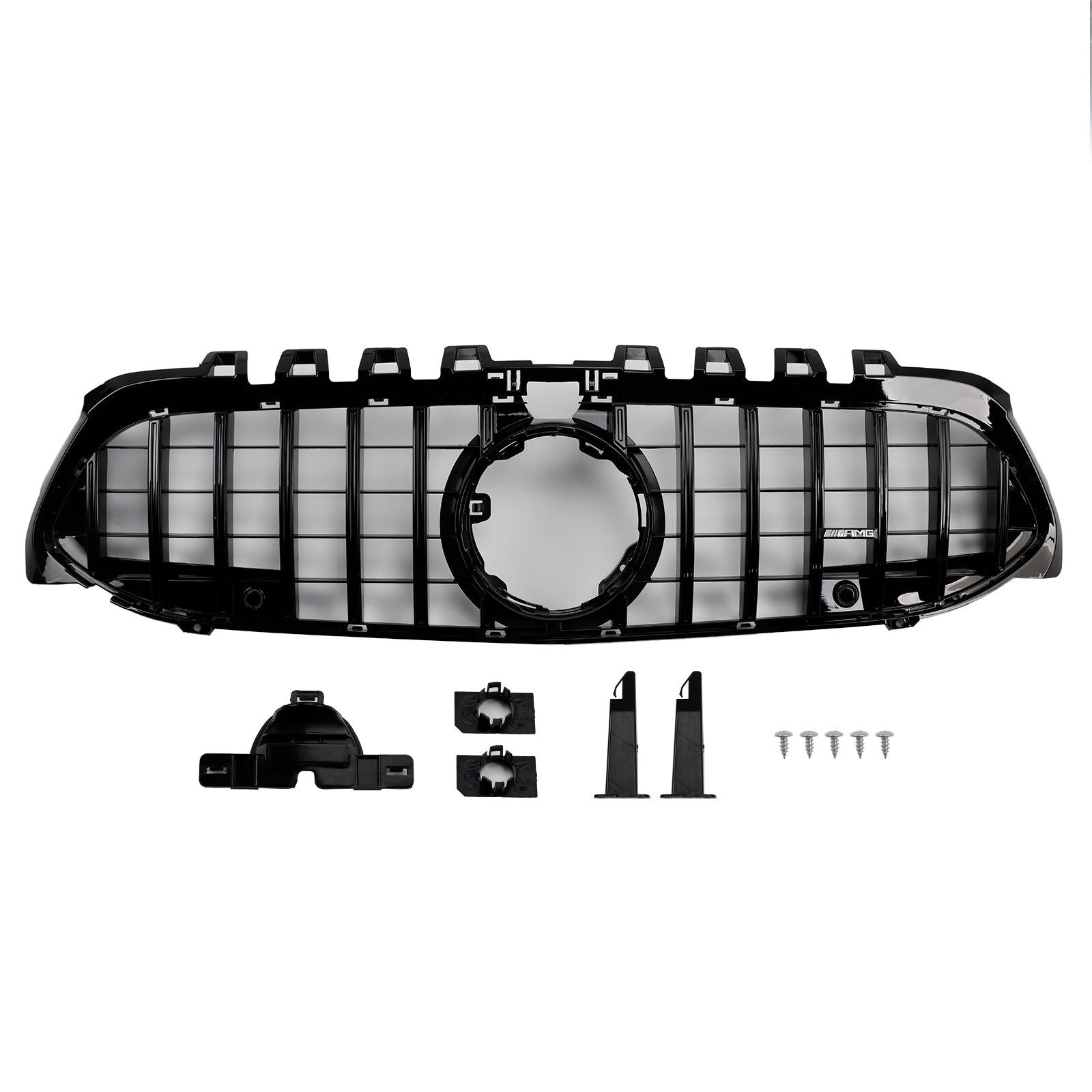 2019-2023 Mercedes Benz A-Class W177 GT-Style Front Bumper Grille Black