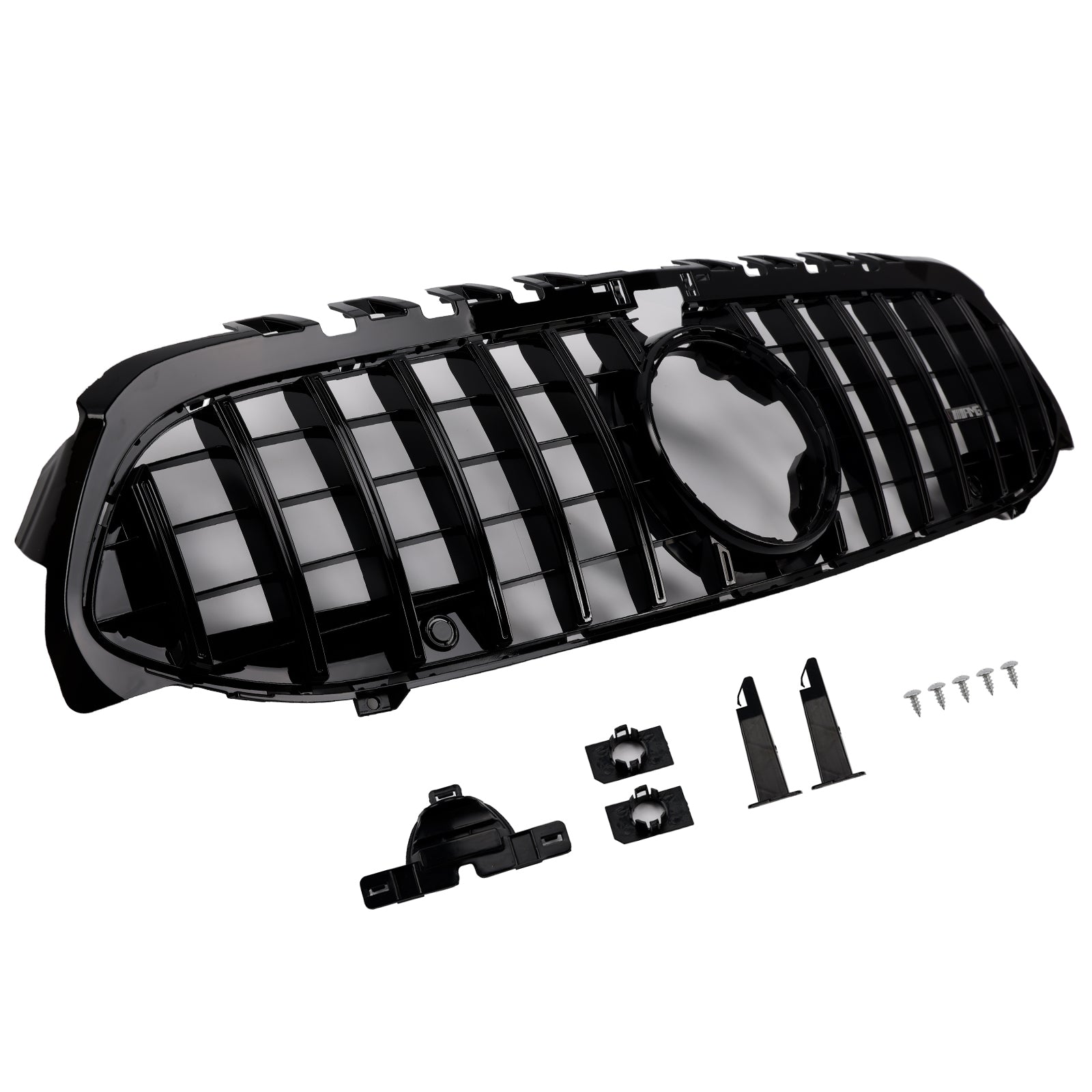 2019-2023 Mercedes Benz A-Class W177 GT-Style Front Bumper Grille Black