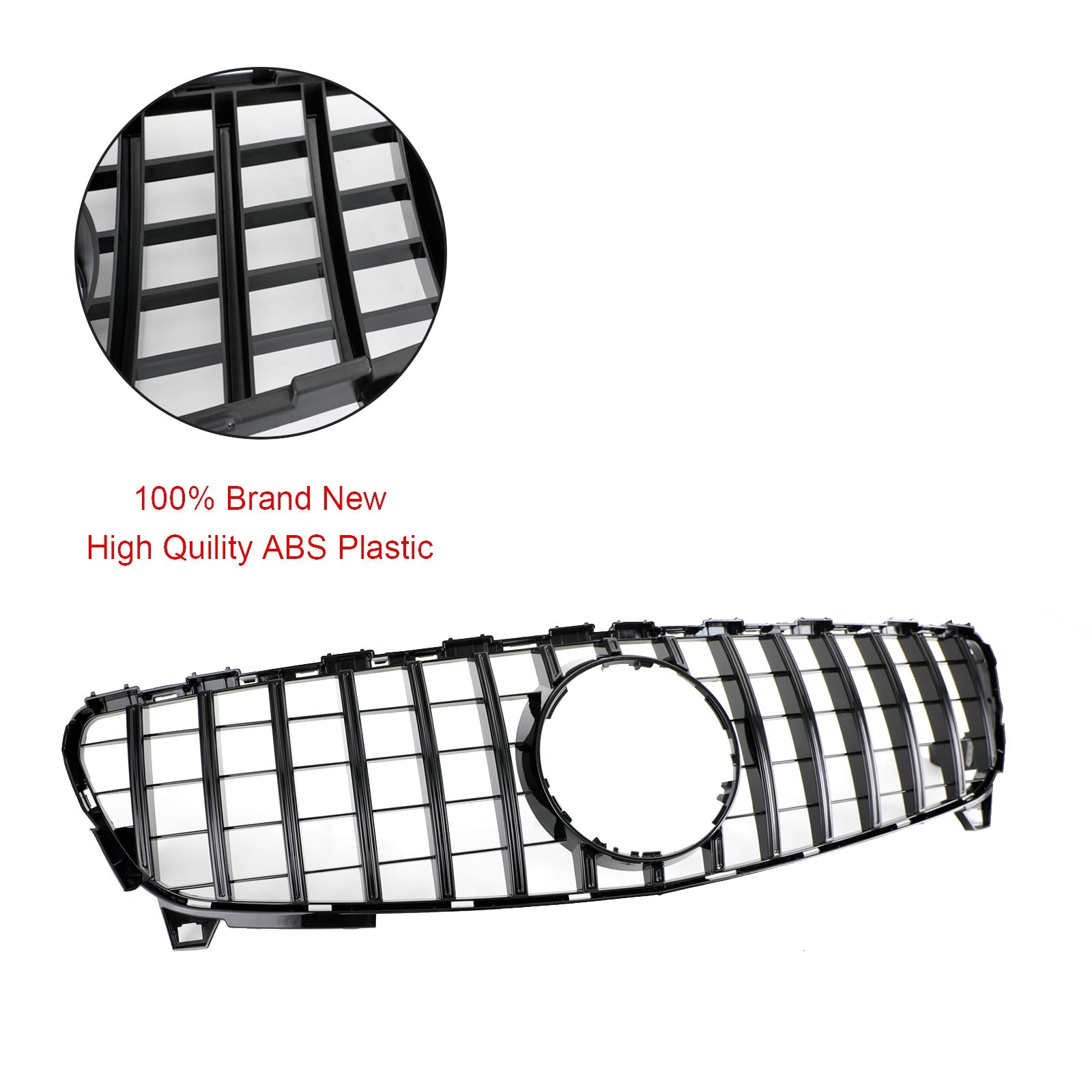 2016 2017 2018 A CLASS W176 MERCEDES BENZ GTR Style Front Bumper Grille Grill