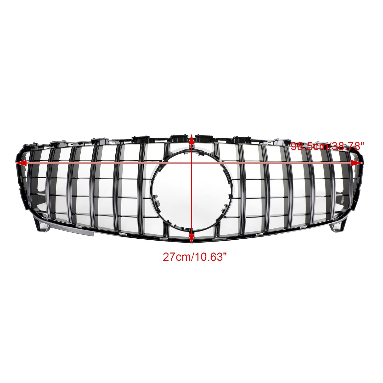 A CLASS W176 2016-2018 GTR Style MERCEDES BENZ Front Bumper Grille Grill