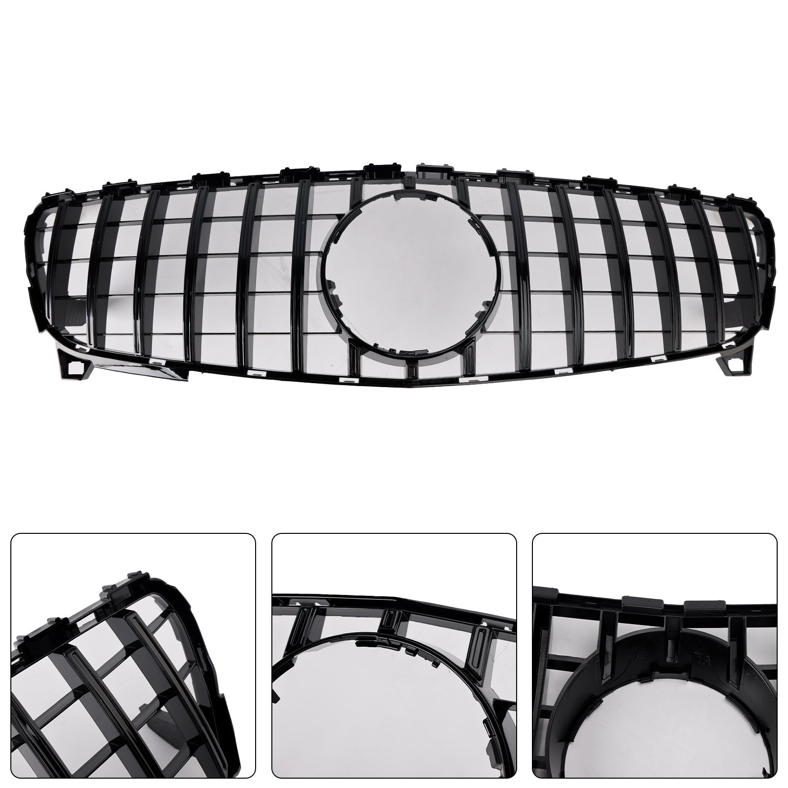 2016-2018 MERCEDES BENZ A CLASS W176 Front Bumper Grill Grille GTR Style