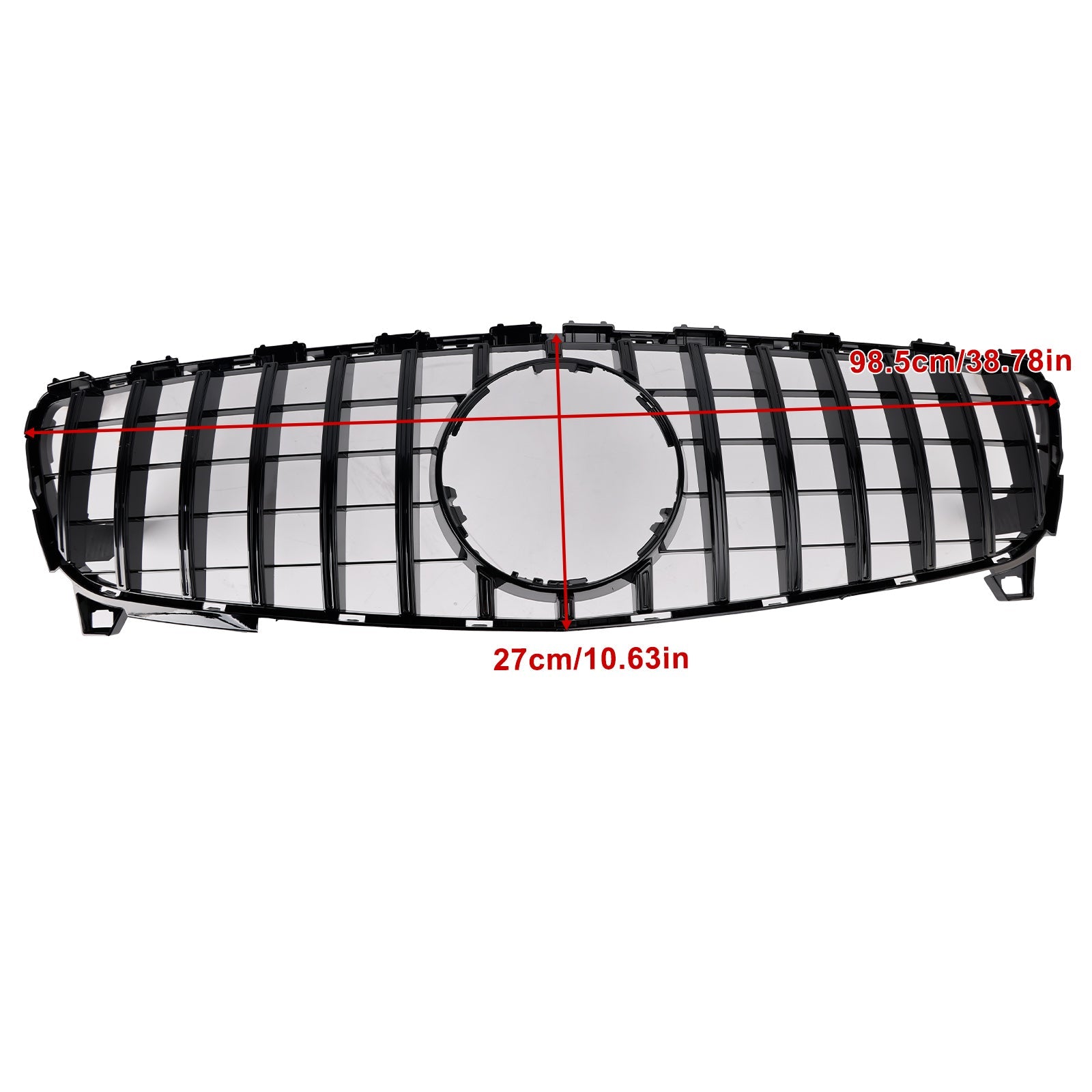 2016-2018 MERCEDES BENZ A CLASS W176 Front Bumper Grill Grille GTR Style