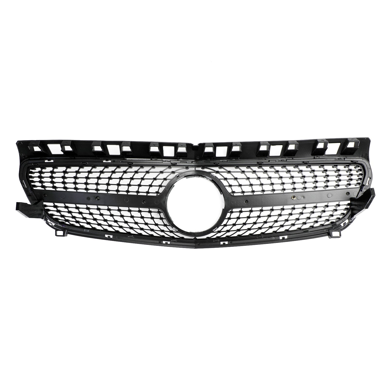 2013-2015 A CLASS W176 Mercedes Benz Front Bumper Grille Grill Black/Chrome