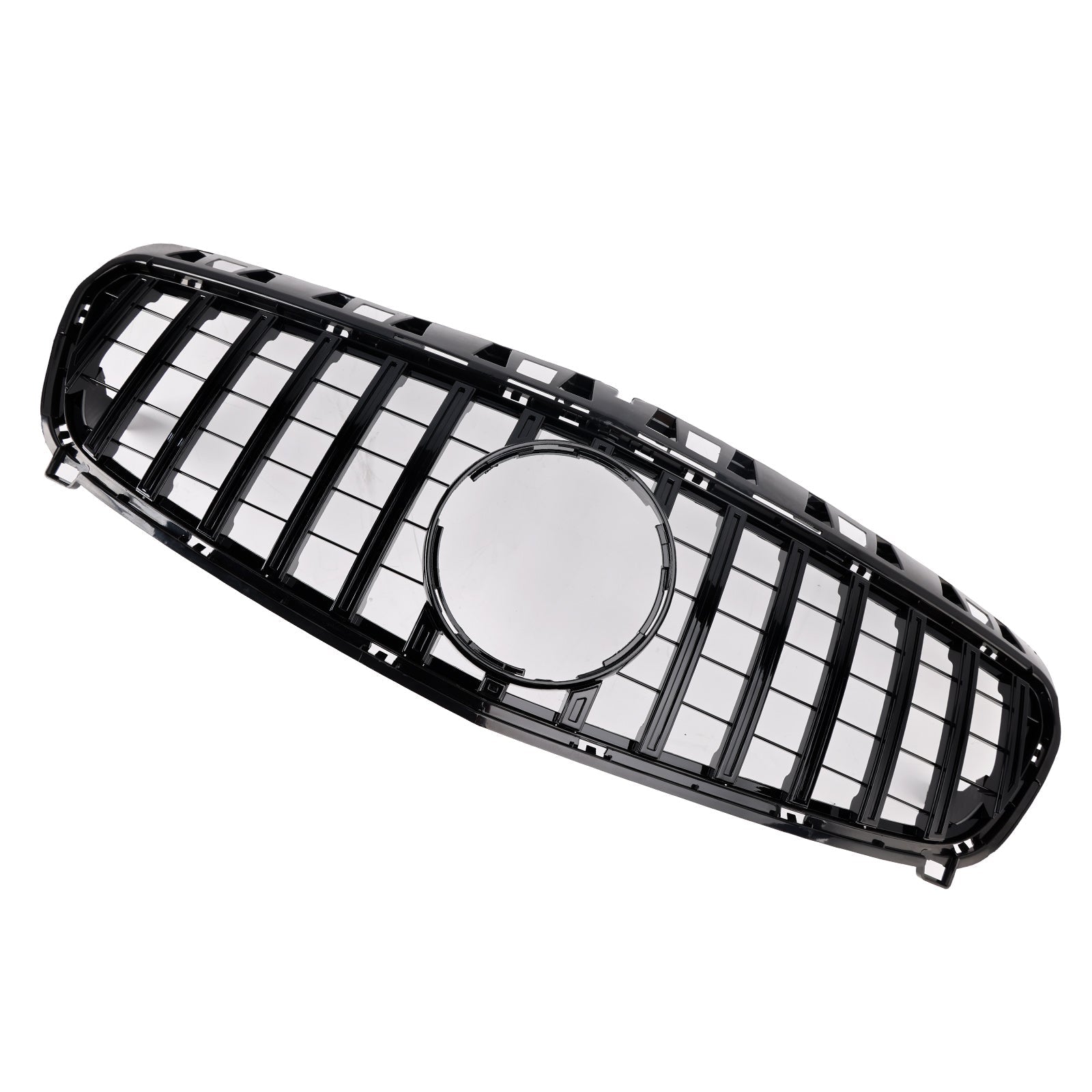 2013-2015 Mercedes Benz A CLASS W176 Front Bumper Grill Grille Gloss Black