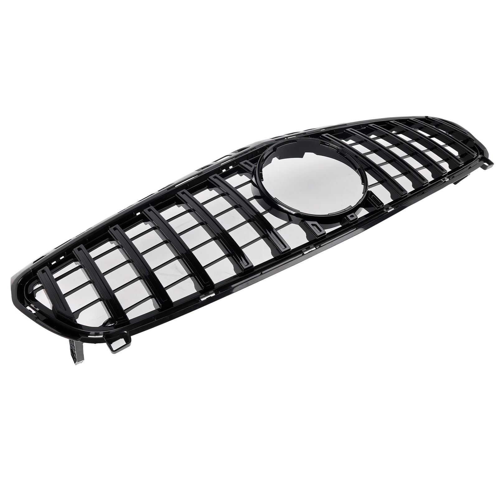2013-2015 Mercedes Benz A CLASS W176 Front Bumper Grill Grille Gloss Black