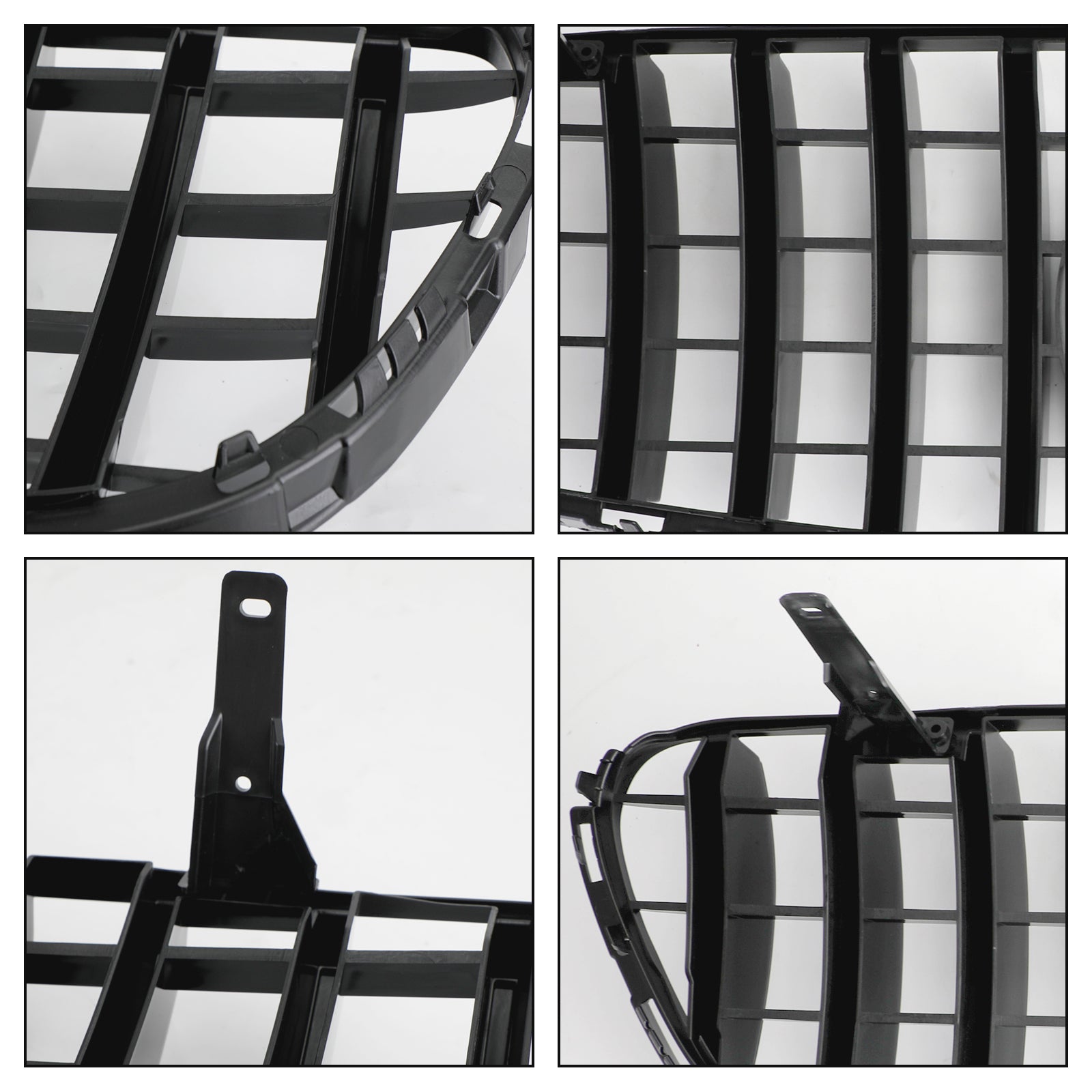 2015-2019 GLC X253 C253 Mercedes Benz Front Bumper Grille Grill Gloss Black