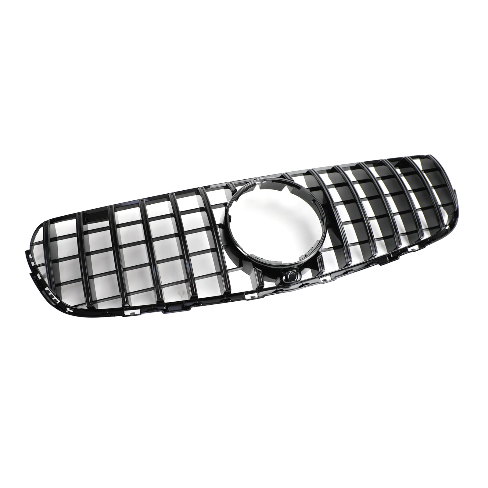 2015-2019 GLC X253 C253 Mercedes Benz Front Bumper Grille Grill Gloss Black
