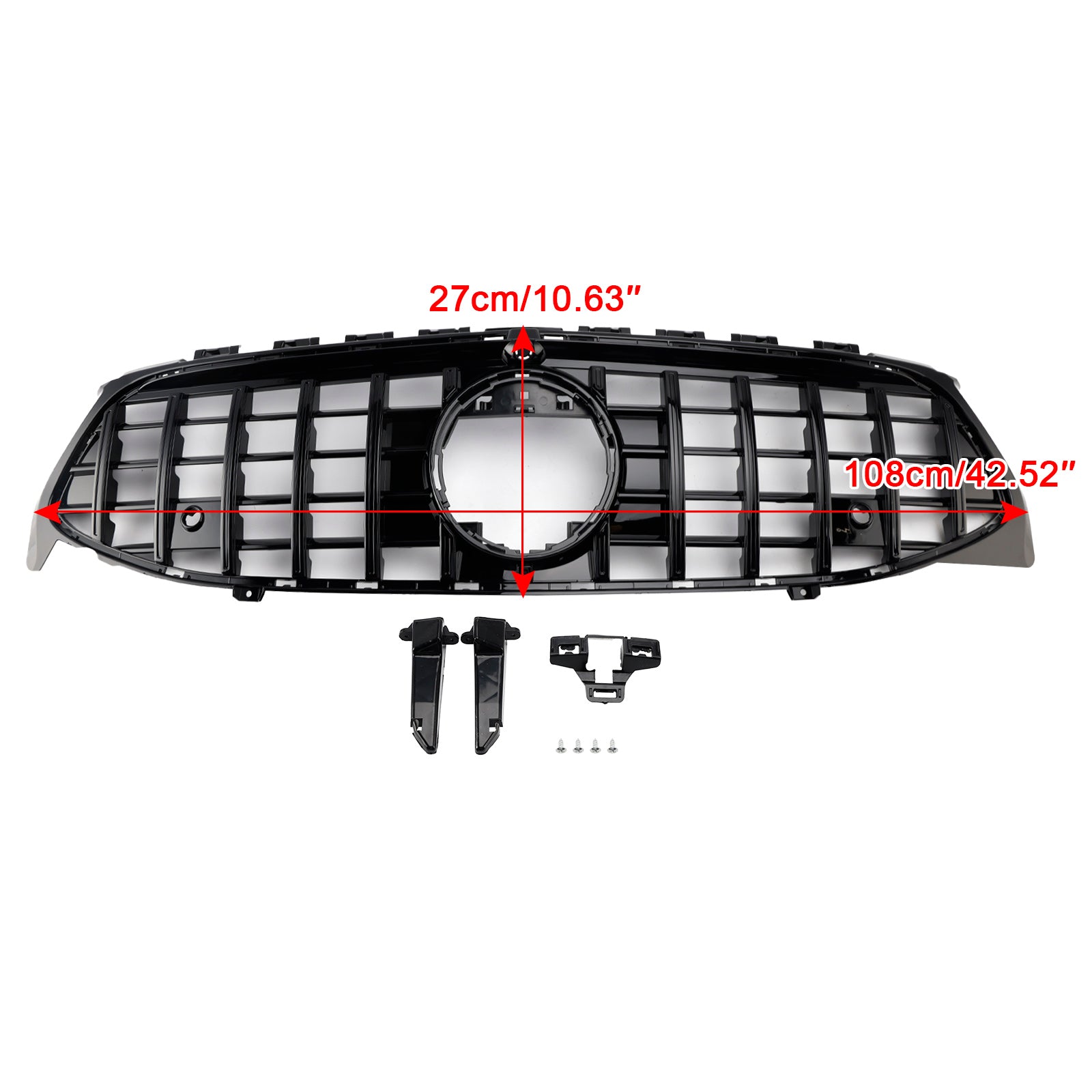 2020-2024 Fit Mercedes CLA-Class W118 C118 GT Black Front Bumper Grille Grill