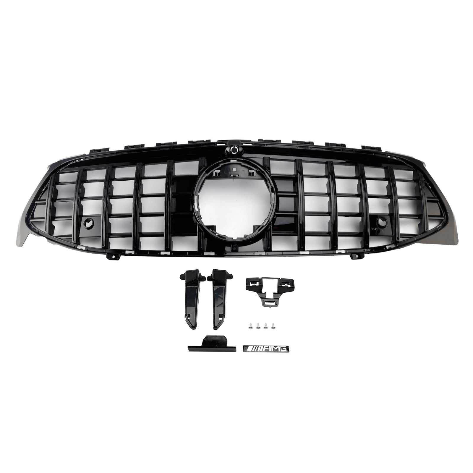 2020-2024 Fit Mercedes CLA-Class W118 C118 GT Black Front Bumper Grille Grill