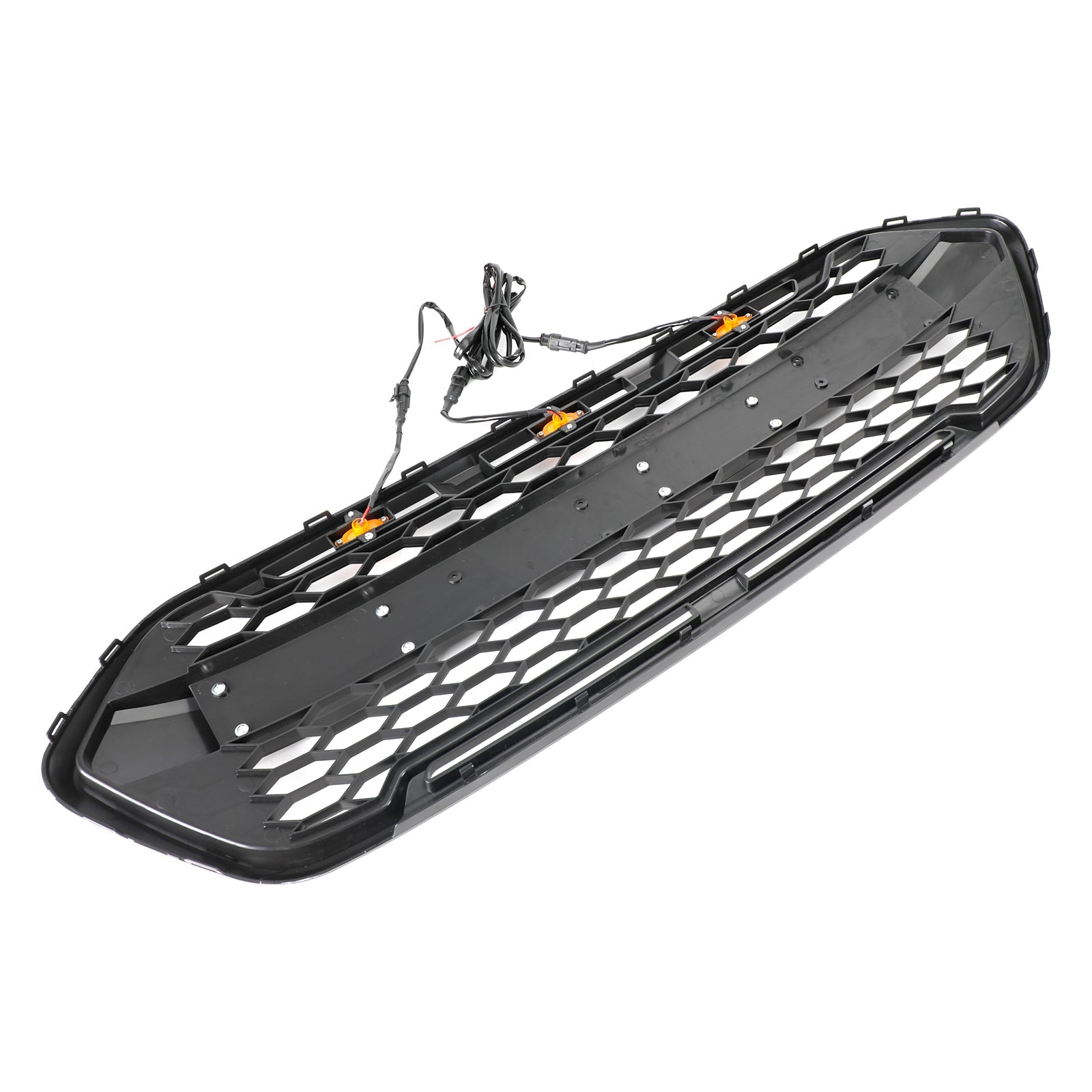 2018-2023 Ford Transit Custom Raptor Style Trail W/ 3LED Matte Black Front Bumper Grille