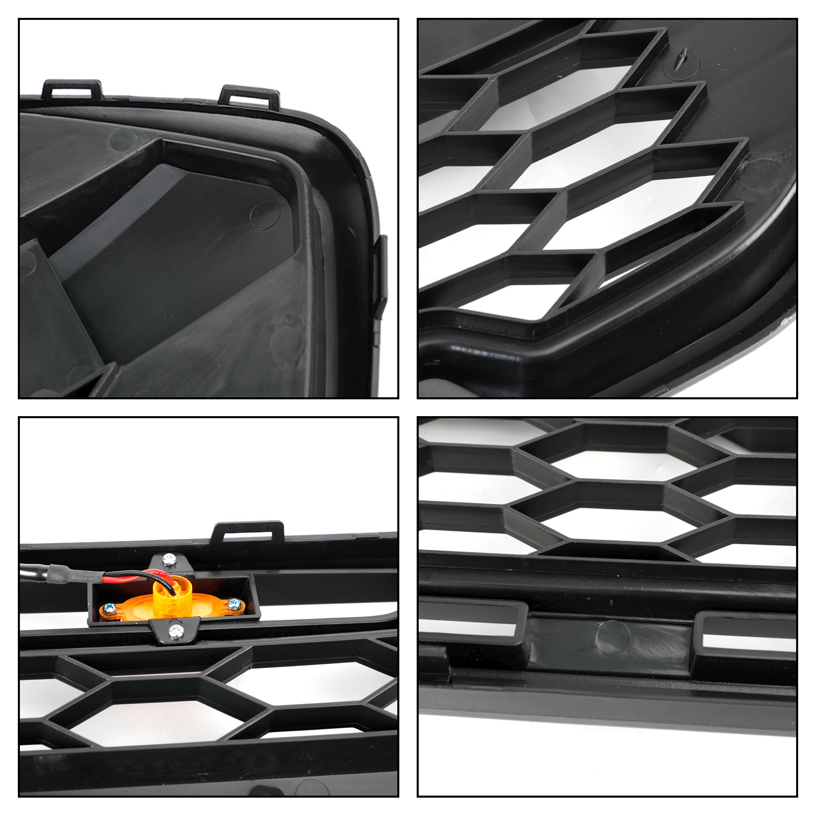 2018-2023 Ford Transit Custom Raptor Style Trail W/ 3LED Matte Black Front Bumper Grille