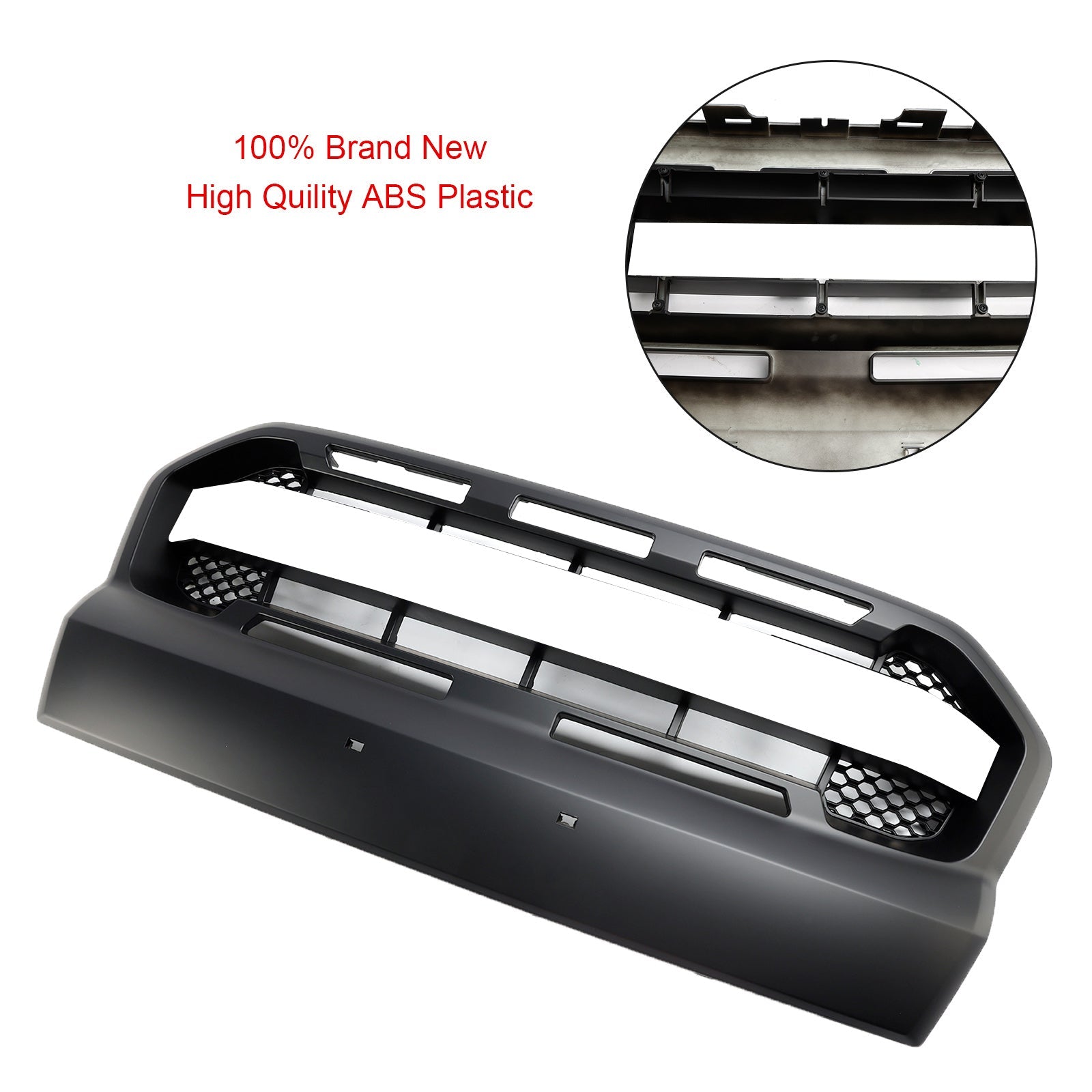 2015 2016 2017 2018 2019 Ford Ranger T7 Ranger Raptor Style Front Bumper Grill Matt Black