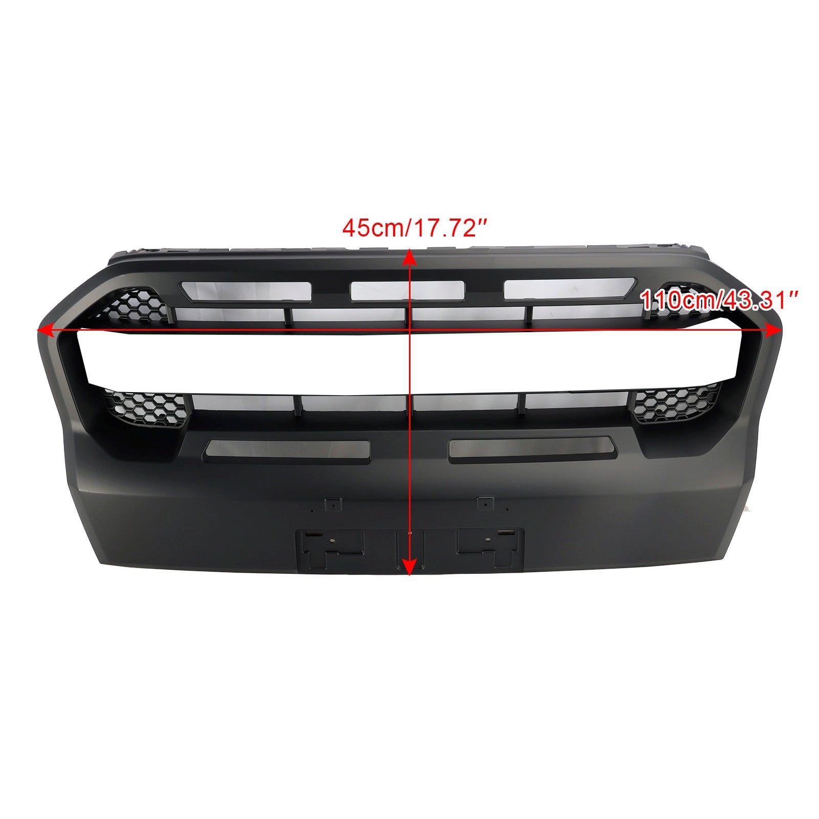 Matt Black Ranger Raptor Style Front Bumper Grille Fit Ford Ranger 2019-2023 T8