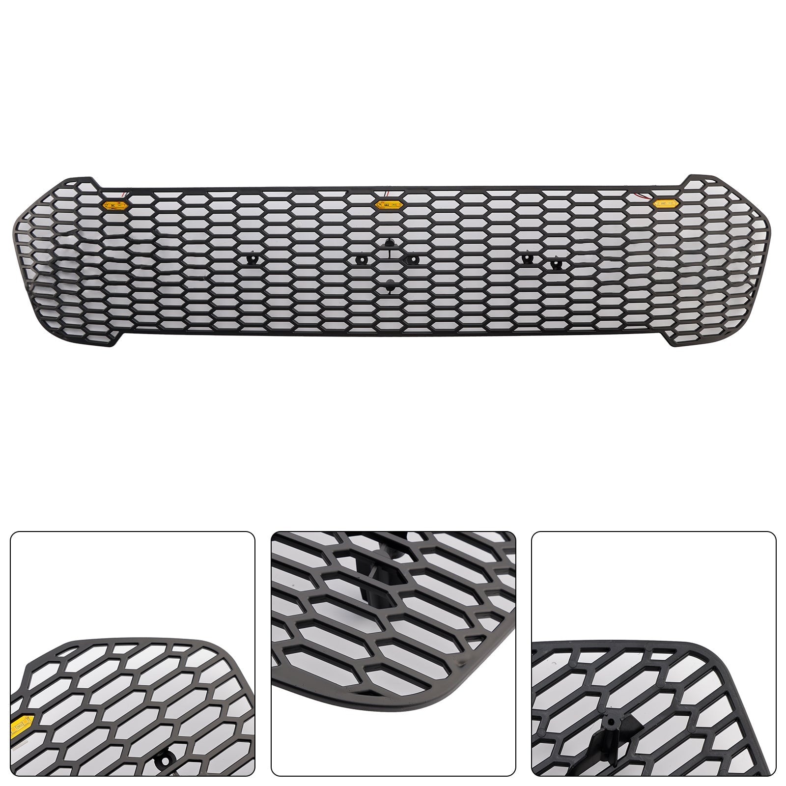 2019 2020 2021 2022 2023 Ford Ranger T8 W/LED Raptor Style Front Bumper Grille Grill