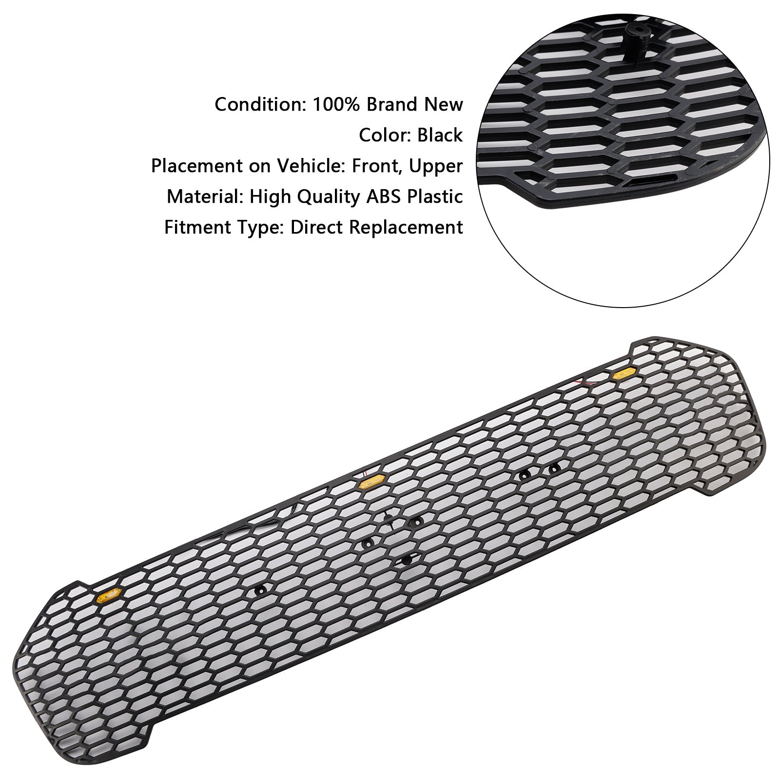 2019-2023 Ford Ranger T8 W/LED Raptor Style Front Bumper Grille Grill