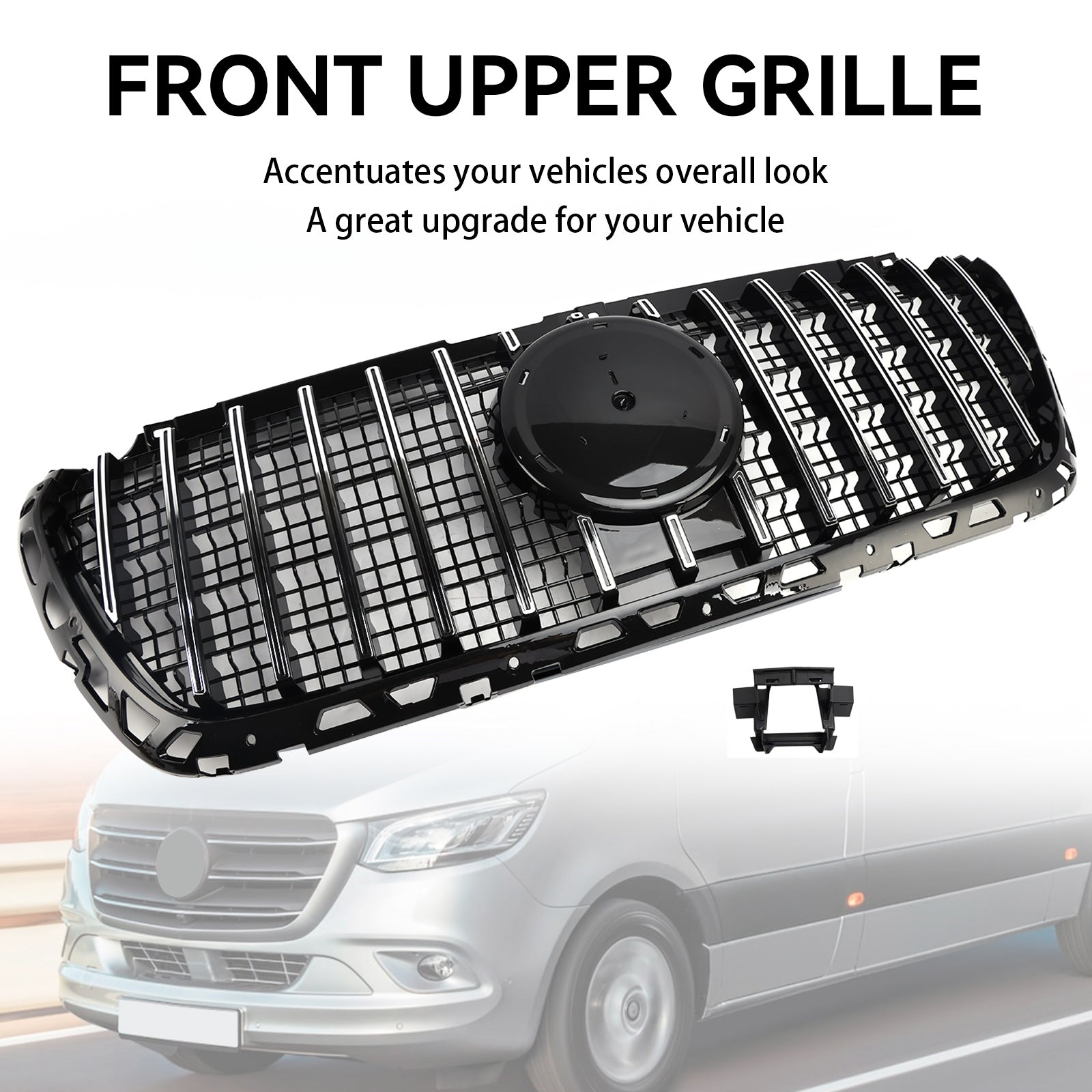 2018 2019 2020 2021 2022 2023 Mercedes Sprinter W907 W910 GT Style Front Bumper Grille Grill