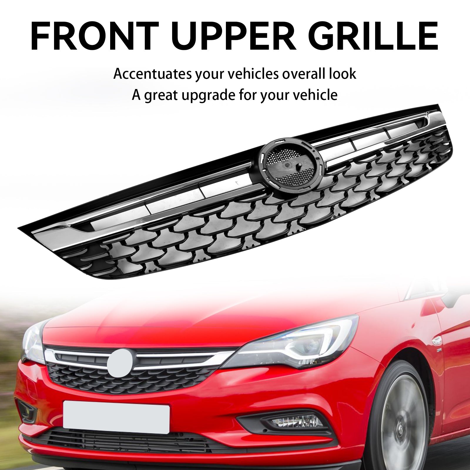 Vauxhall Astra K 2015-2019 Facelift OPEL Vauxhall Astra K Front Bumper Grill Grille Black Chrome 13464791 13423642