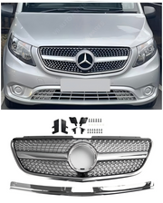 2015 2016 2017 2018 2019 Vito W447 Mercedes GT Stlye Diamond Front Bumper Grill Grille