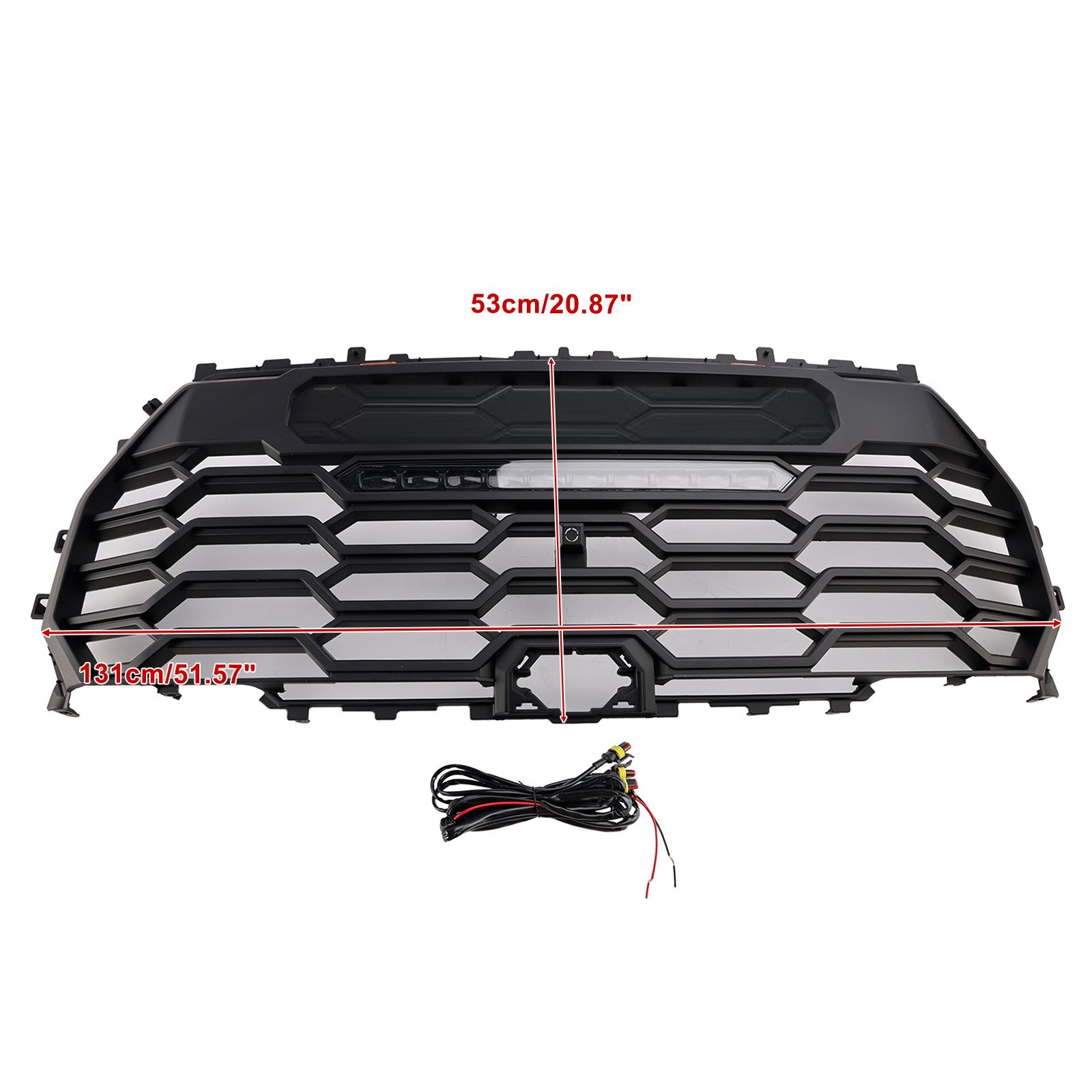2022-2025 Fit Toyota Tundra TRD PRO Matte Black Front Bumper Grille Grill 53101-0C220