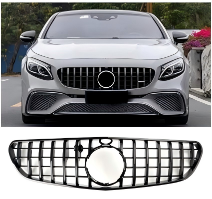 2015 2016 2017 S-Class W217 S63 AMG Pre-Facelift Mercedes Benz Front Bumper Grille Grill